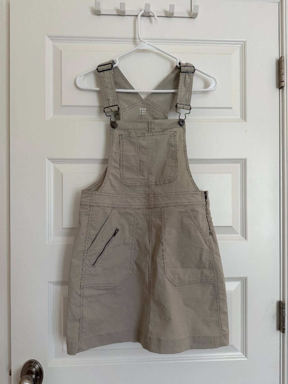 Title Nine Scout Overall Jumper, White, XS